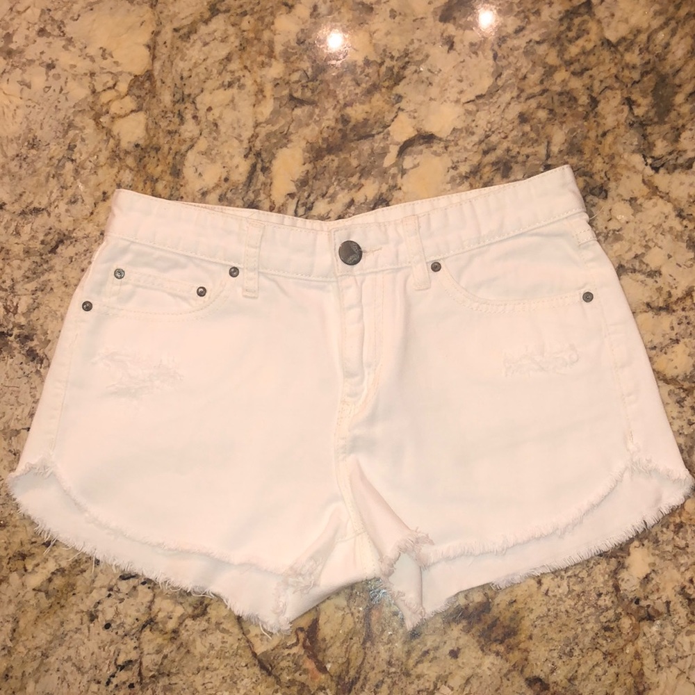 Free People white shorts.